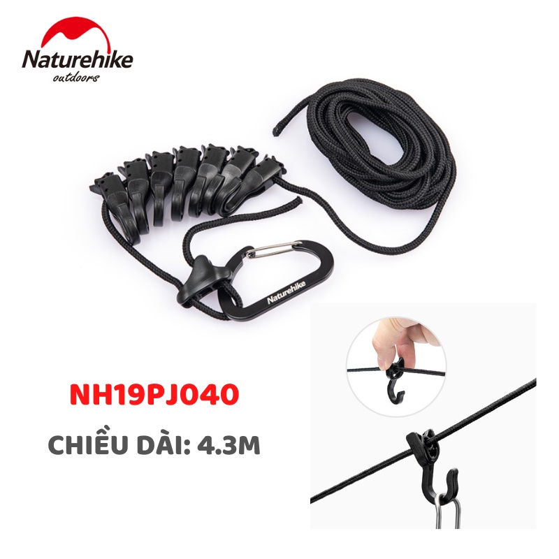 DÂY TREO ĐỒ DÃ NGOẠI NATUREHIKE NH19PJ040