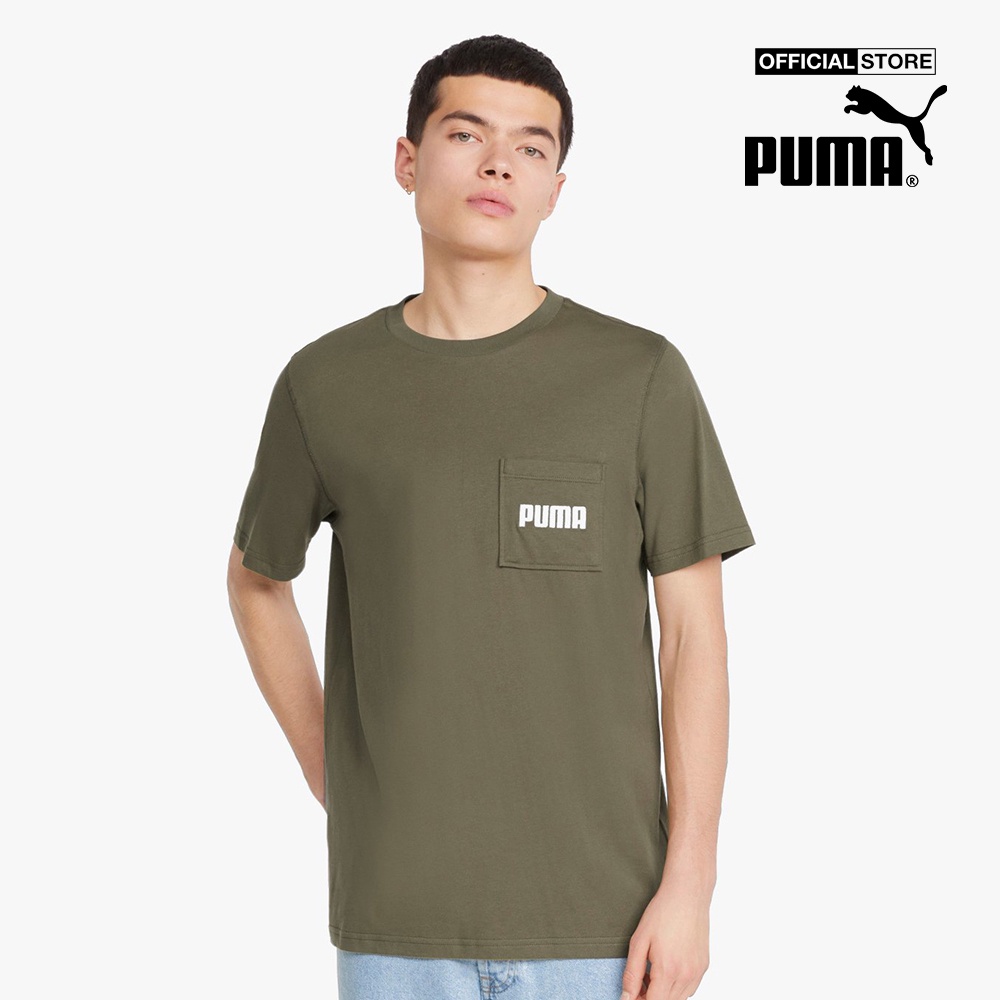 PUMA - Áo thun nam tay ngắn Modern Basics Pocket 848442-32
