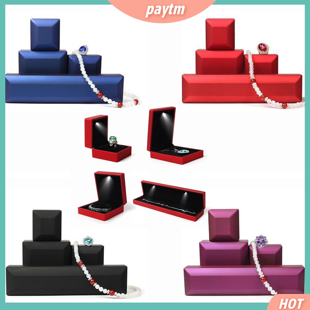 (PTM) Hộp đựng trang sức PM , vòng đeo tay có đèn LED thời trang