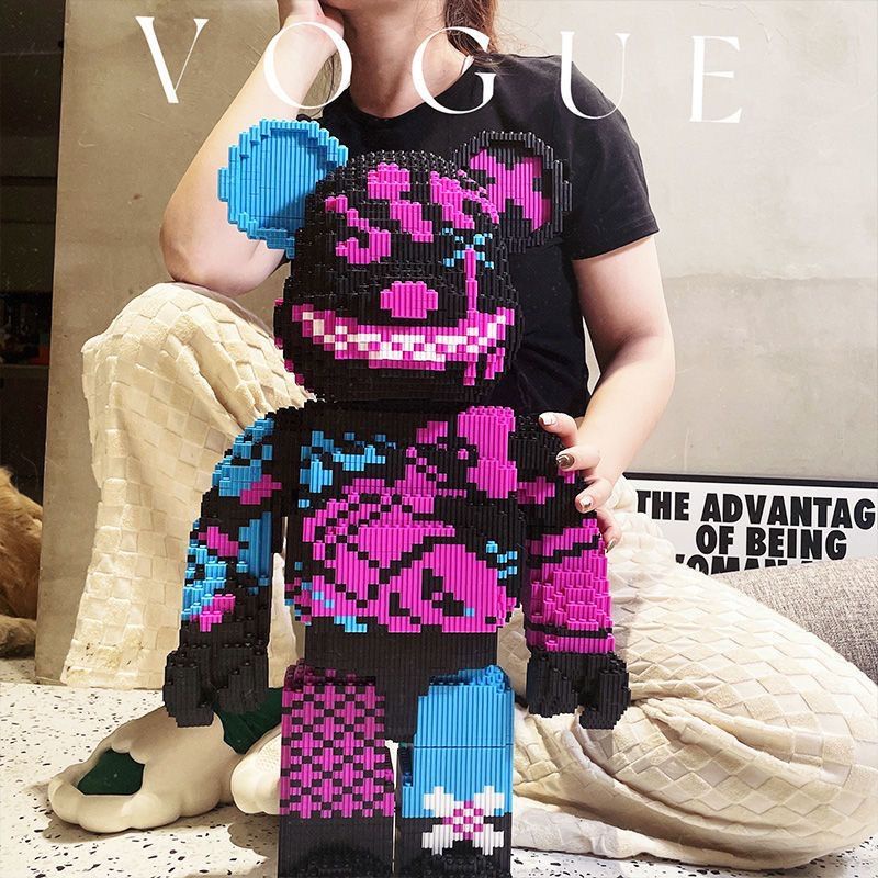 [Tặng búa] Bộ Xếp Hình 3d Gấu Bearbrick Big Size Siêu Rẻ
