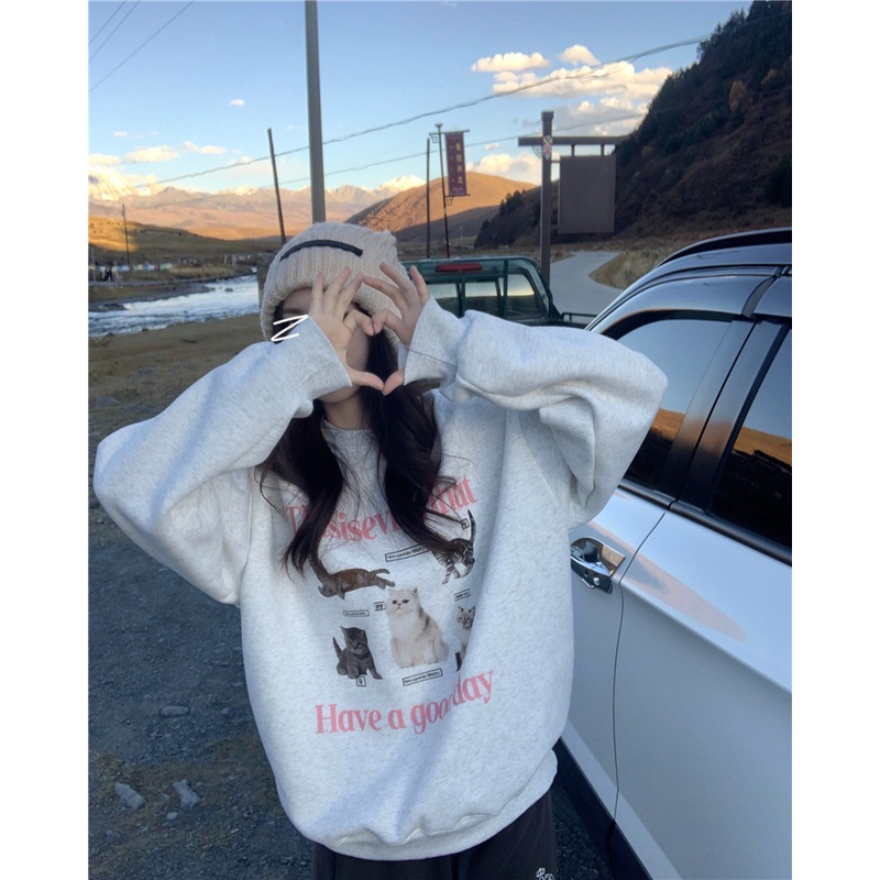 NRVP Áo Thun Nữ Dài Tay 100% Cotton Phong Cách Hàn Quốc Thời Trang Mới 2023