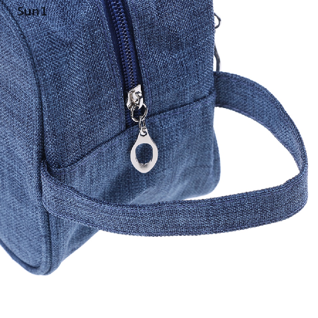 Túi Đựng Mỹ Phẩm Sun1 &gt; Bằng Vải Canvas Chống Nước Cho Nam Và Nữ