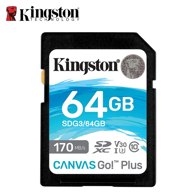 Thẻ Nhớ Kingston SDHC SDXC V30 U3 Class 10 90MB / s 16GB 64GB 32GB 256GB cate sd 4K Cho Máy Ảnh