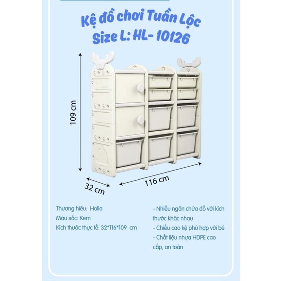 Kệ đồ chơi tuần lộc Holla hàng chính hãng