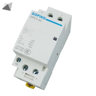 Khởi động từ, contactor 1 pha GOPING GTCT 40A/220V (Xám)