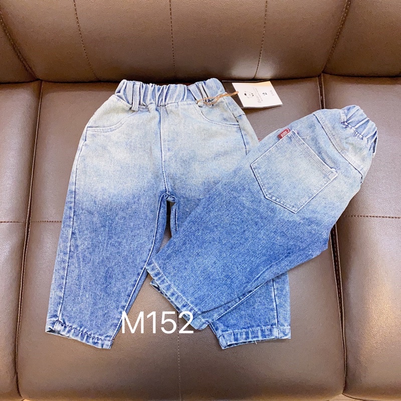 Quần Jean Dài Bé Trai Dáng Baggy, Quần bò bé trai hàn quốc 10-42 kg chất bò dày mềm.