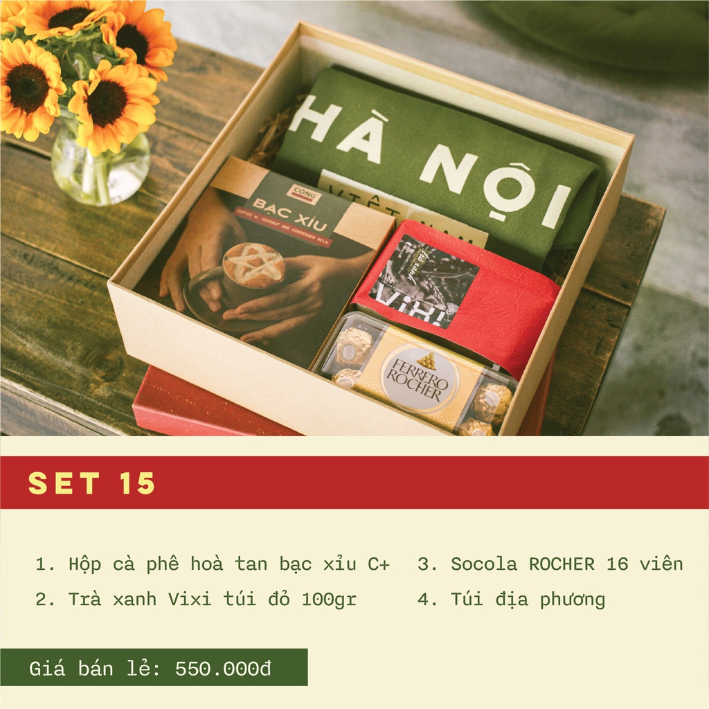 Set quà tặng 2023 món quà từ Cộng Cà Phê - Set Quây Quần