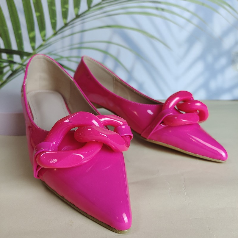 Giày Búp Bê Đế Bằng Màu Sắc Ngọt Ngào Thời Trang Cho