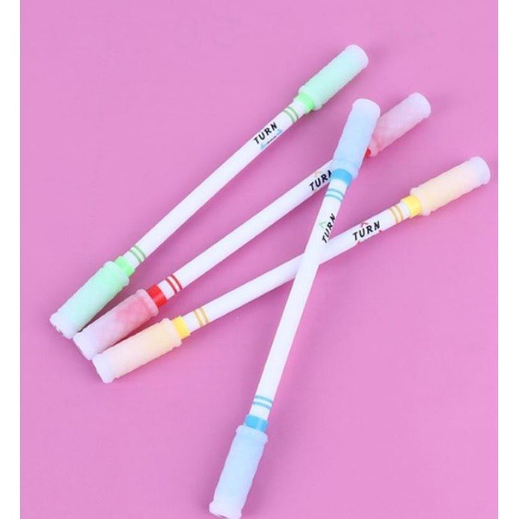 Bút Mực Gel Xoay Giảm Căng Thẳng Vui Nhộn, Thiết Kế Sáng Tạo Mới Lạ