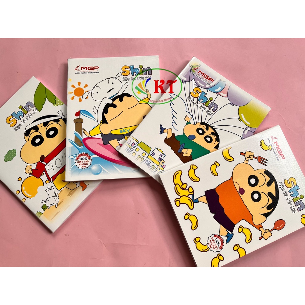 Combo 10 quyển tập MGP Shin 96trang - 4 /5ô ly vuông - Đl 100gsm