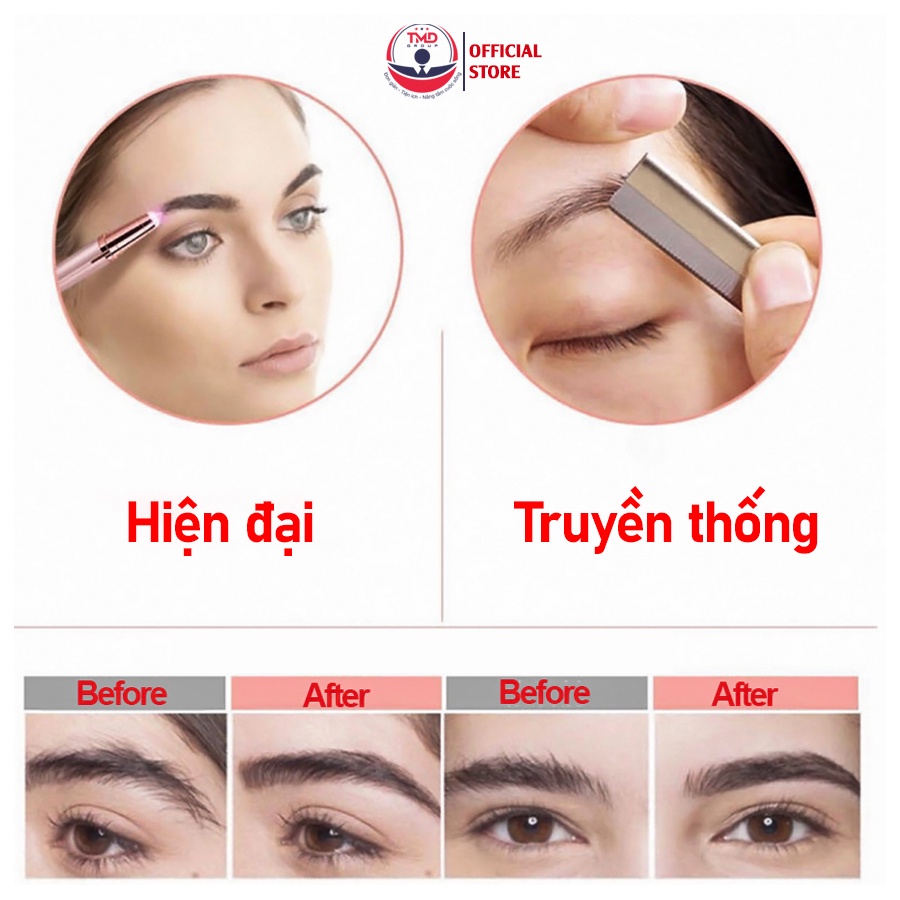 Bút tỉa lông toàn thân TMD GROUP cao cấp - Phụ kiện tỉa lông sang trọng trên cơ thể, An toàn, không đau rát  / Sạc điện