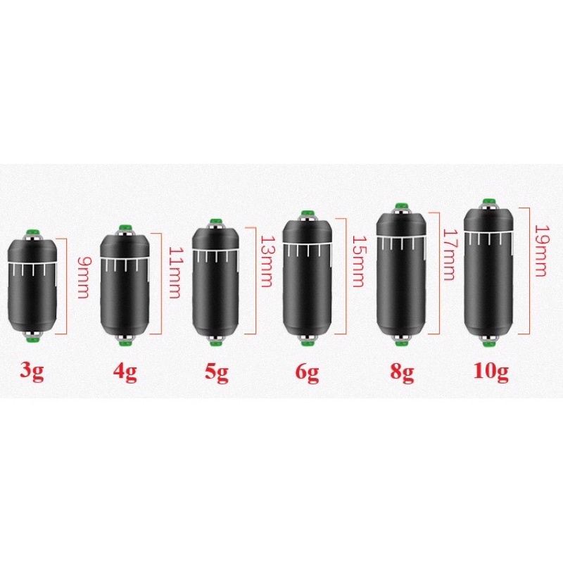 Chì Câu Đài Săn Hàng Lõi Kép - 5g-6g-8g-10g