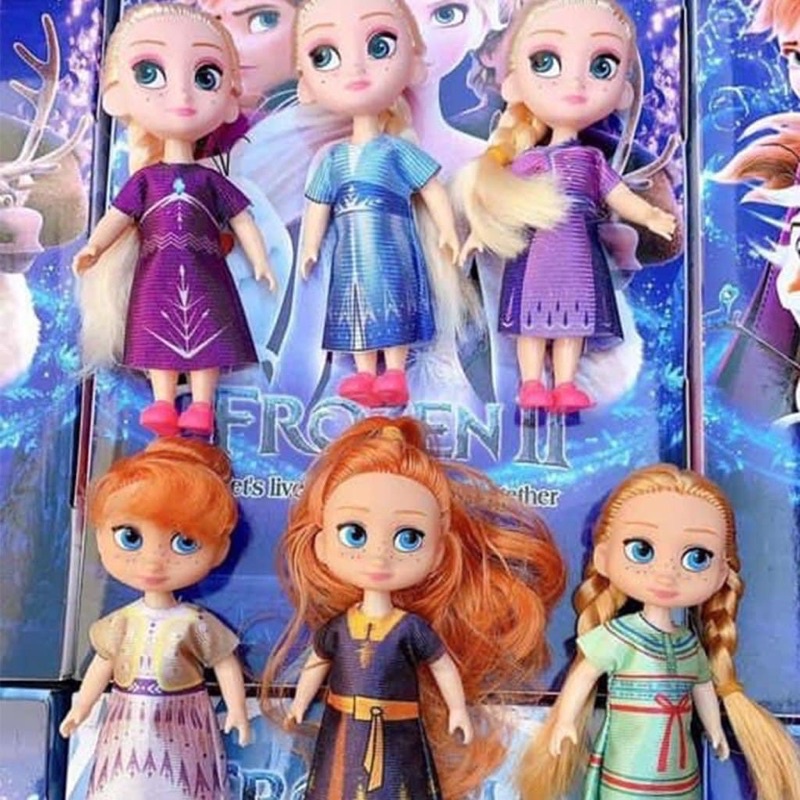 Set 6 búp bê Frozen