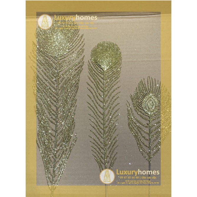 Cành đuôi công  trang trí oản thờ, giỏ hoa quà | LU