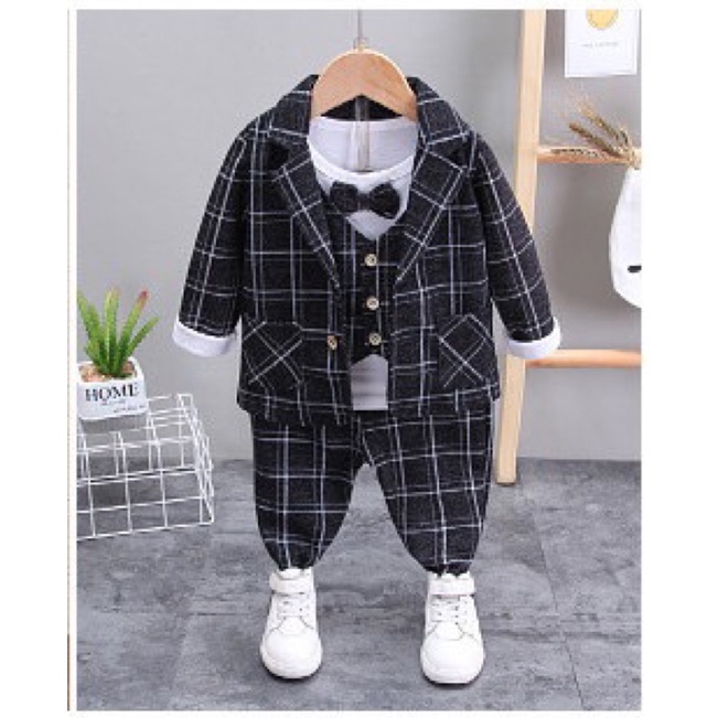 Vest bé trai 5 chi tiết, áo vest bé trai từ 1-5 tuổi
