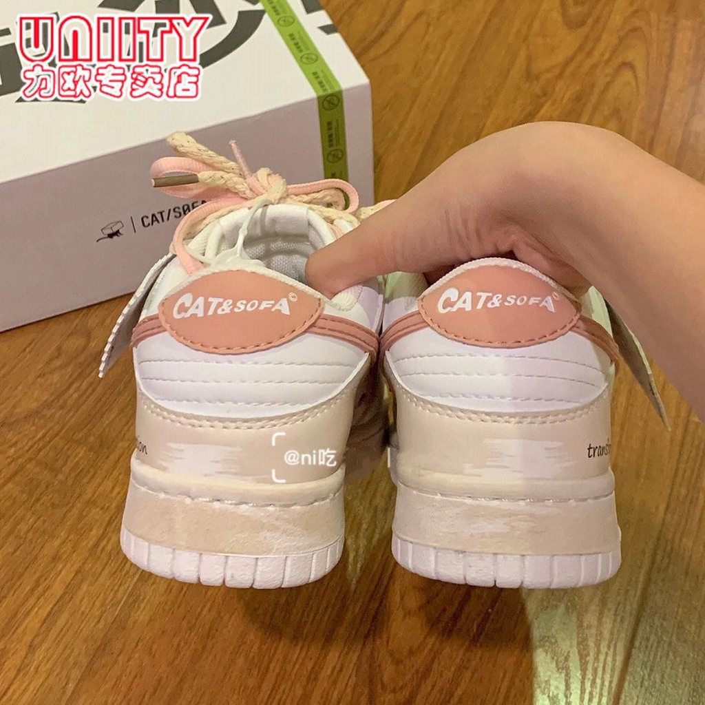 Giày Thể Thao Màu Trắng Thoáng Khí Thời Trang Mùa Thu Mới 2022 Cho Nữ