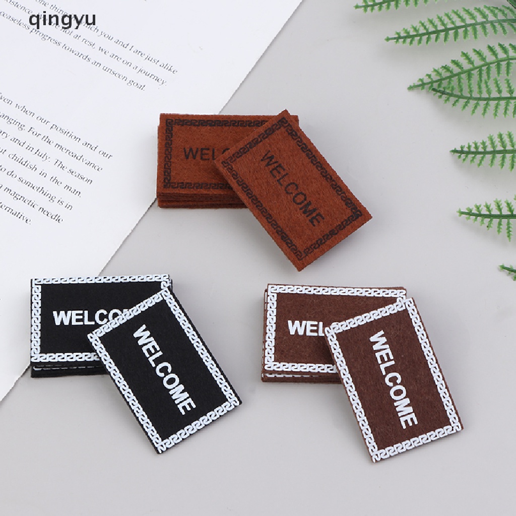 Set 5 Thảm Lót Chân Trang Trí Nhà Búp Bê 1: 12