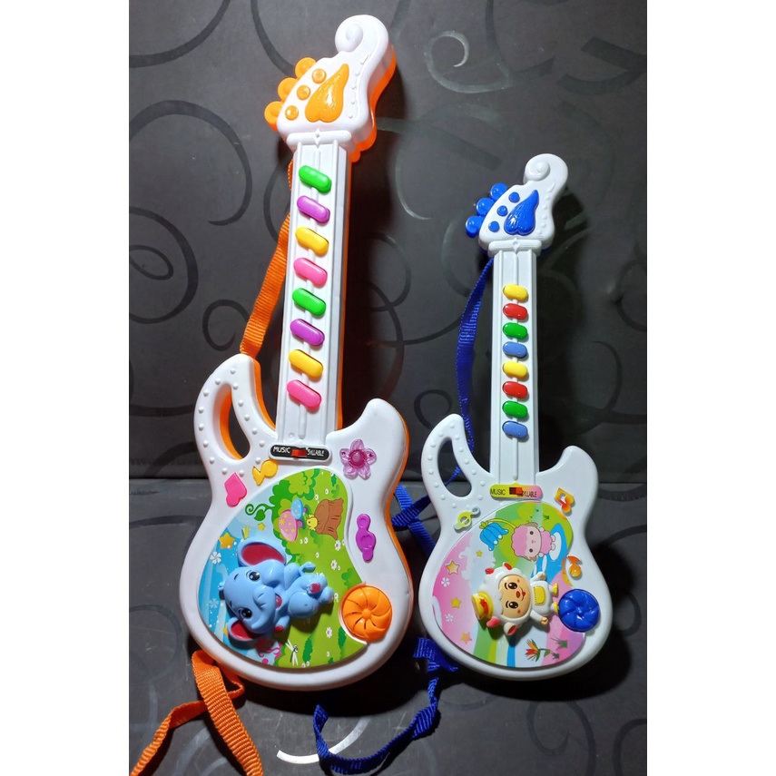 Đồ Chơi Giáo Dục Âm Nhạc, Đồ Chơi Đàn Ghita Phát Nhạc Cho Bé 02025