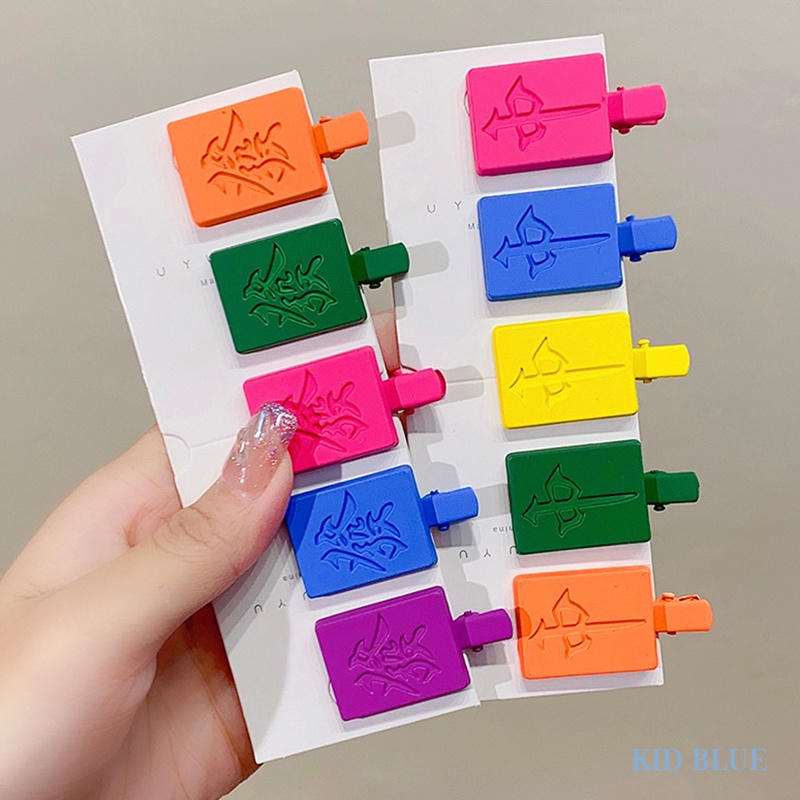 Kẹp Tóc Mái Màu Đỏ May Mắn Phong Cách Dân Tộc Mừng Năm Mới Cho Nữ