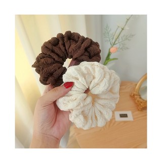 Dây Cột Tóc Cao Su Bản Lớn Phong Cách Pháp