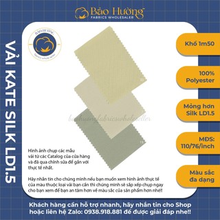Vải Kate Silk Lạc Đà _  Khổ 1m50 _ Phần C