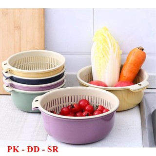 Bộ thau rổ tròn 25cm - siêu rẻ