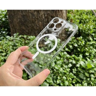 Ốp lưng trong suốt pc không ố màu iphone 15 pro max,14 pro, 14 pro max,13,13 pro,13 pro max hỗ trợ sạc không dây
