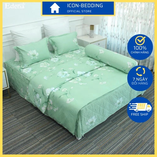 Vỏ Gối, Áo Gối Cotton Modal Edena Thấm Hút Mồ Hôi, Màu Hoa Sang Trọng - Hàng Chính Hãng