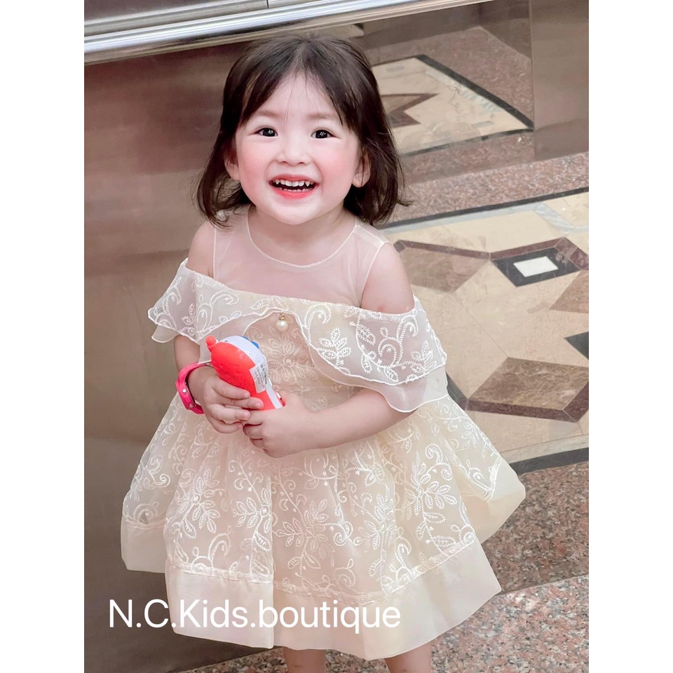 Đầm,váy ren công chúa cho bé gái. Giá rẻ đẹp hà nôi, tp hcm 10-20kg