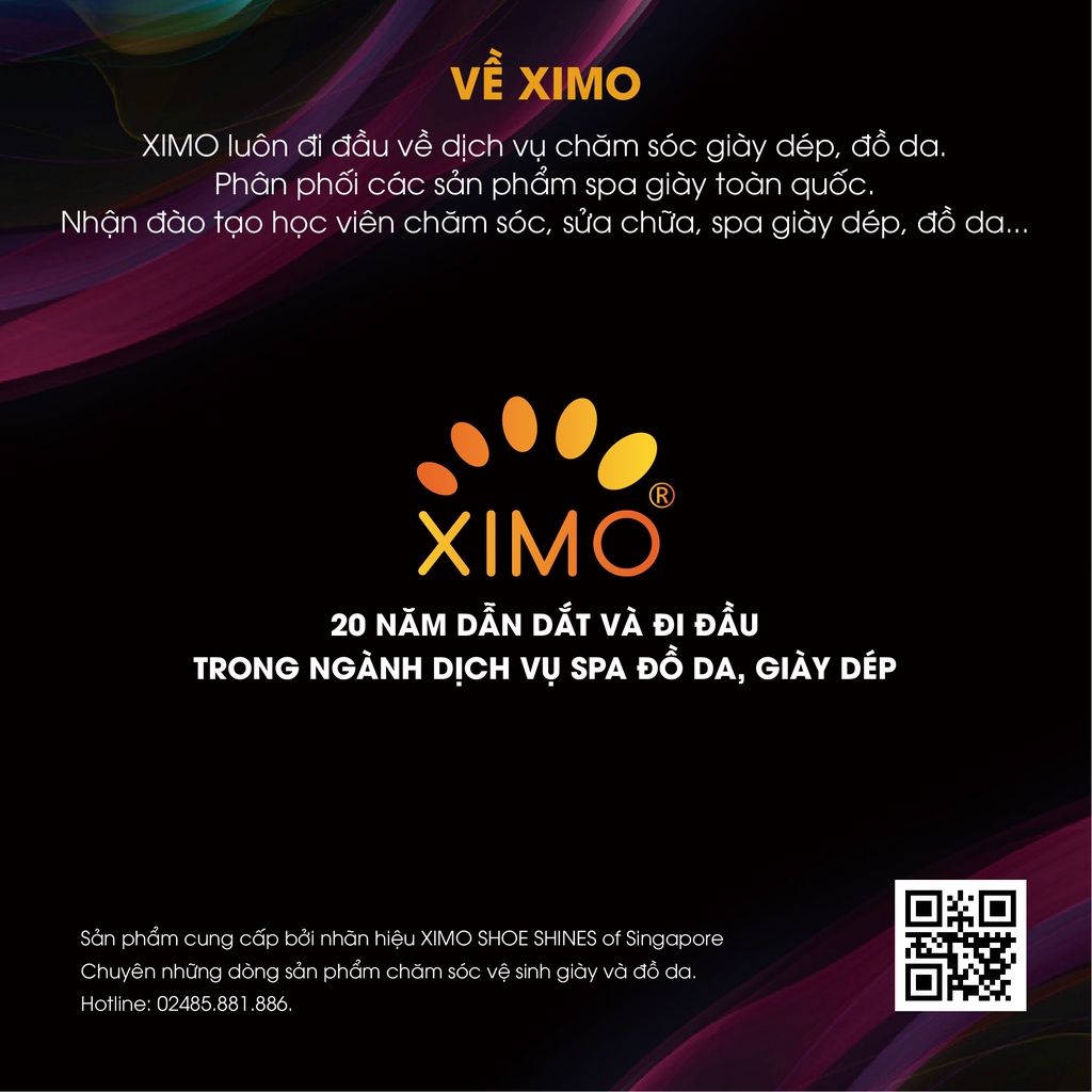 Can dung dịch vệ sinh chăm sóc da lộn XIMO Premium Suede Cleaner phù hợp cho các đại lý - 1000ml