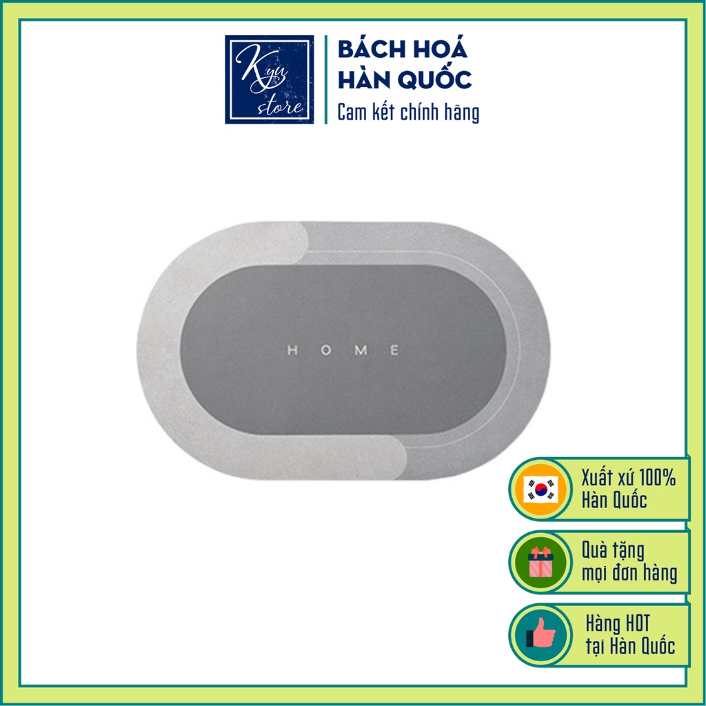 [Hàng nội địa Hàn Quốc] Thảm chùi chân để nhà tắm lối cửa ra vào | Thảm chống trượt nhà tắm [ Mềm - Êm - Chống trượt - Hút nước ]