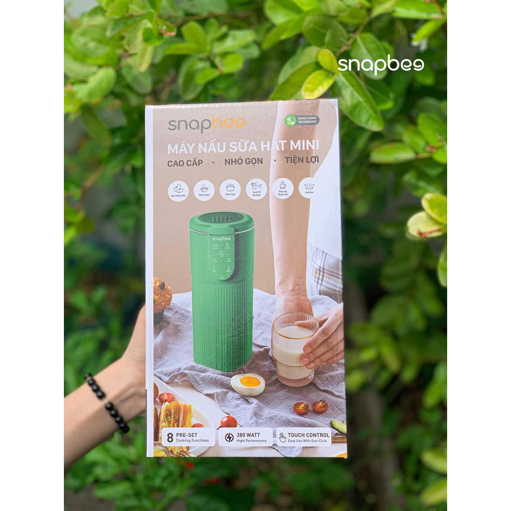 &lt; Chính hãng&gt; Máy làm sữa hạt mini đa năng Snapbee , làm sinh tố, nấu cháo,soup