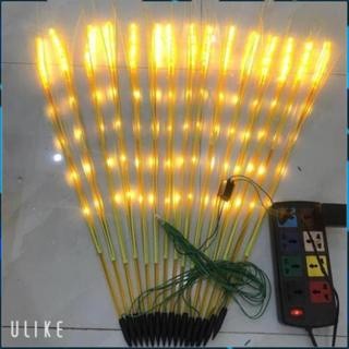 Đèn led bông lúa vàng trang trí tết bàn thờ bó 10 bông