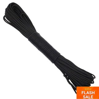 [SALE HOT] Dây Dù Paracord Sinh Tồn Đường Kính 4mm, 7 Lõi 550LB Màu Đen