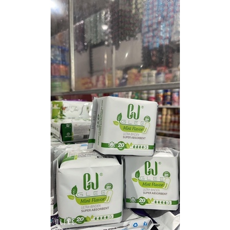 Băng vệ sinh Glee Bạc Hà USA  siêu thoáng mát - thoải mái dễ chịu 24cm, 8 miếng ban ngày