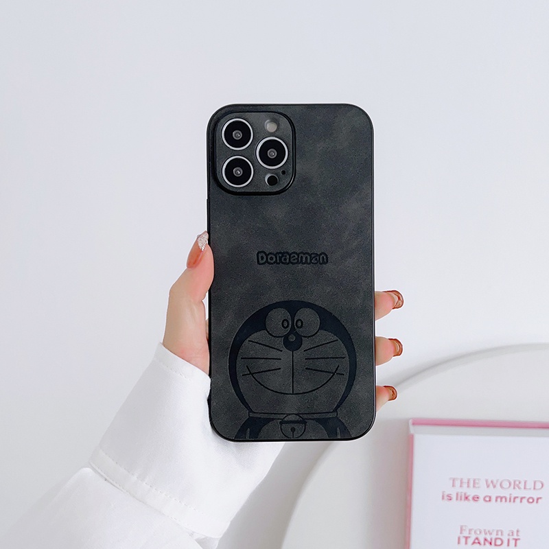 Ốp Điện Thoại Họa Tiết Mèo Máy Doraemon Thời Trang Cho iPhone 14 11 7 8 Plus X XS XR 12 13 Mini Pro Max