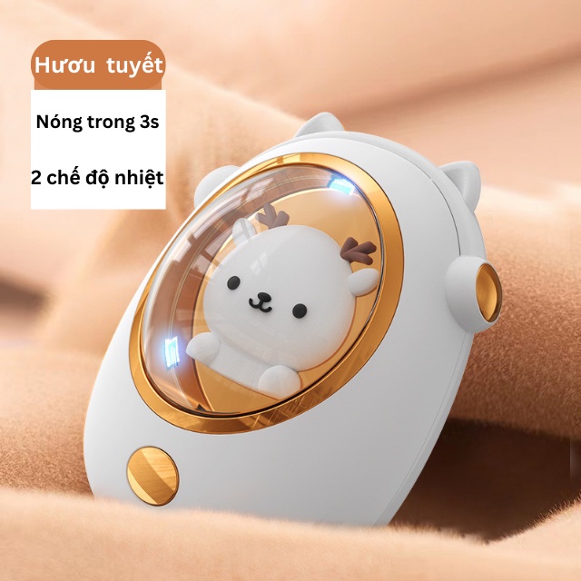 Máy sưởi ấm mini cầm tay hình thú dễ thương - Alice store