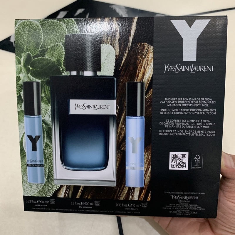 Bộ set nước hoa nam Yves Saint Laurent 3 món như hình