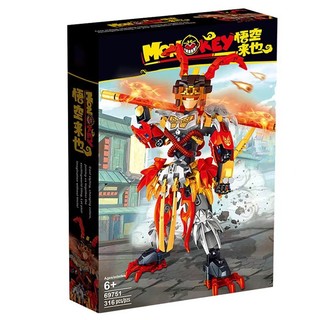 Đồ Chơi Lắp Ráp Monkey King Vui Nhộn Cho Bé Trai