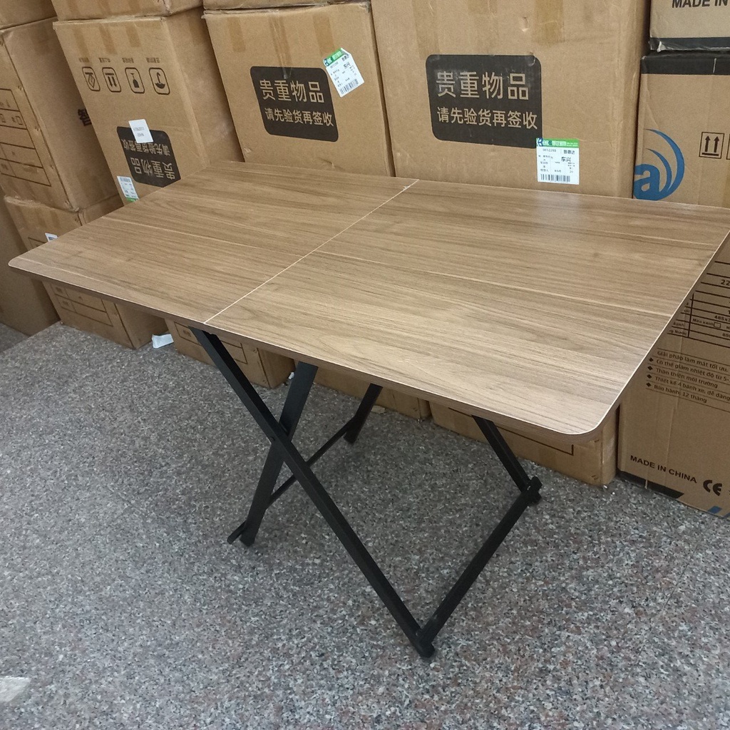 Bàn Gấp Đa Năng 2 Mảnh Gấp Gọn Làm Việc Dùng Cho Phòng Ăn Gia Đình, Khách , Căn Hộ Nhỏ