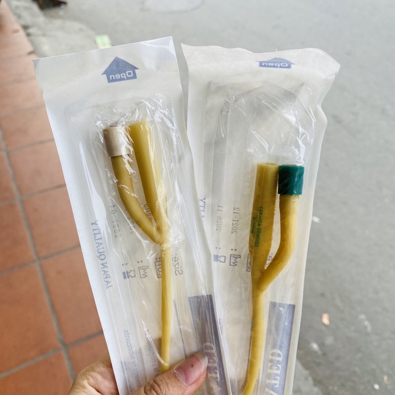 Ống Thông Tiểu 2, 3 Nhánh SONDE FOLEY Các Size 12fr 14fr 16fr 18fr 20fr 22fr - Chất Liệu Cao Su, Dễ Sử Dụng