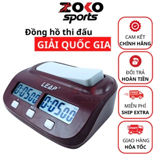 Đồng hồ chơi cờ tướng , cờ vua chính hãng LEAP PQ9907s , bấm giờ đếm ngược thời gian thi đấu - ZOKO SPORT
