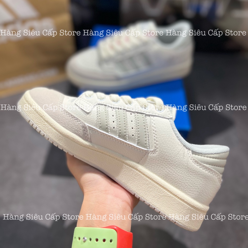 Giày Thể Thao Adidas Forum Low Centennial 85 Cream , Das Forum Màu Trắng Kem Nam Nữ  2022