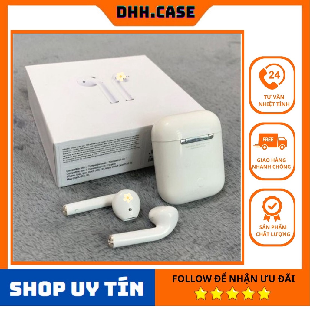 Tai nghe bluetooth AP2, Tai nghe không dây Full Chức Năng, Đổi Tên, Định Vị, Pin trâu Chạm Cảm Ứng Dành Cho Điện Thoại