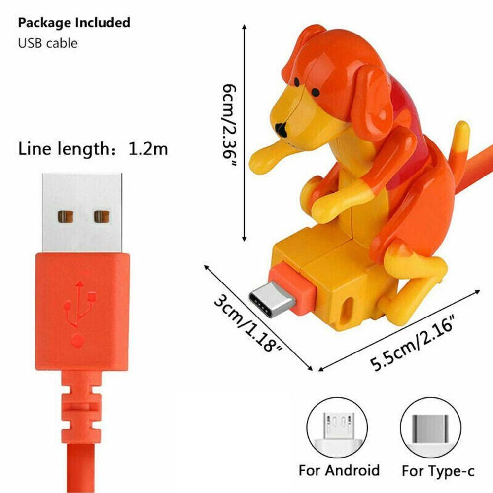 MYRONGVN Cáp Sạc USB Hình Chó Dễ Thương