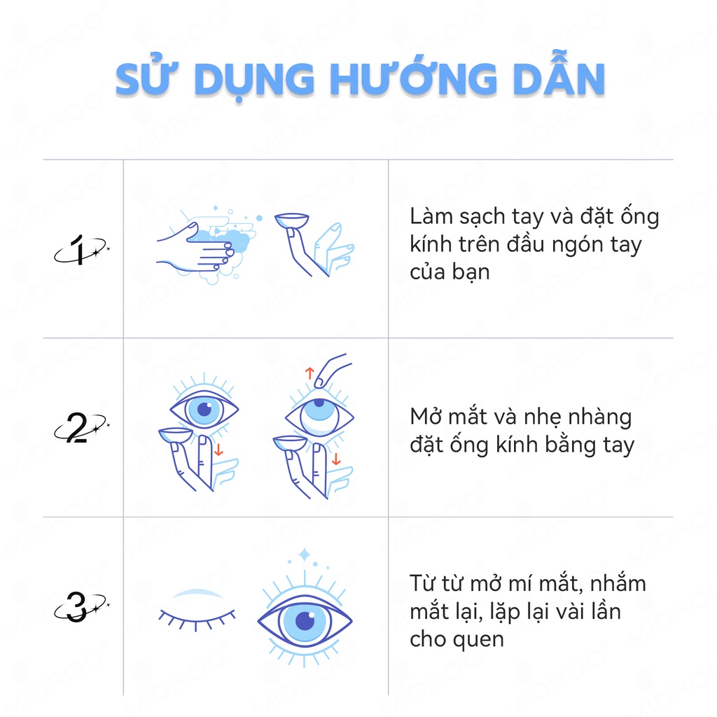 1 Cặp Kính Mắt 14.5mm Màu Xanh Lá Cây Mềm Mại Thoải Mái Dành Cho Nữ