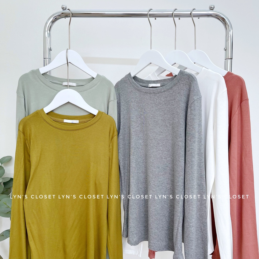 Áo thun tay dài freesize có 13 màu - Lyn's Closet