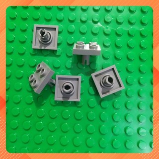 Đồ chơi combo 5 gạch 2x2 với 1 chốt ghim ở dưới no.1341 - phụ kiện moc tương thích part 2476