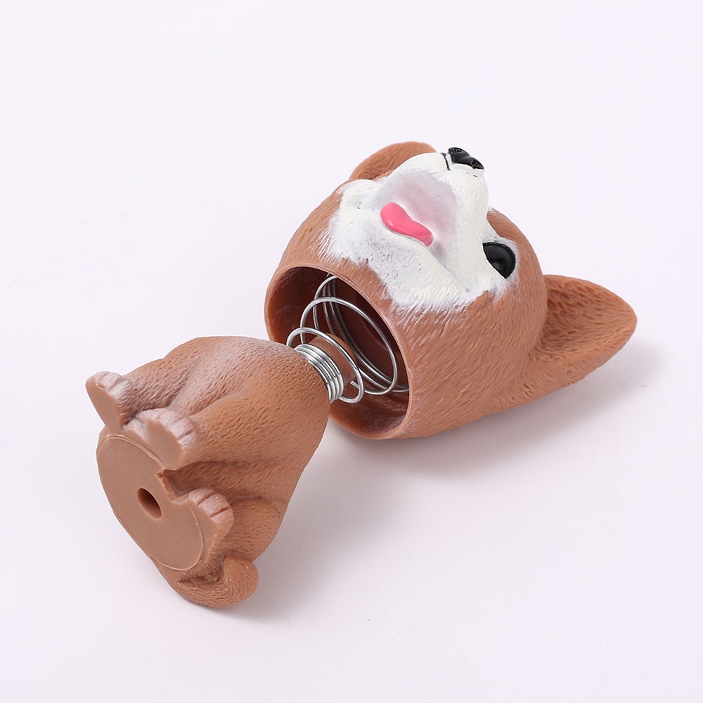 Đồ Chơi Trang Trí Bảng Điều Khiển Xe Hơi Hình Chú Chó Husky Corgi Dễ Thương