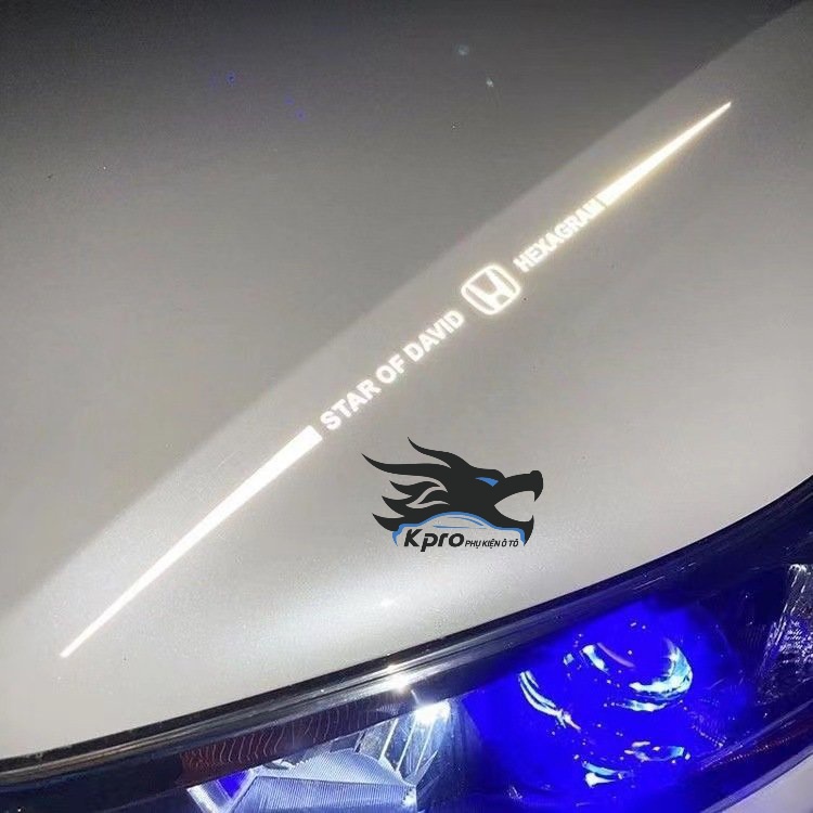 Decal logo phản quang dán trang trí ô tô, xe hơi - Hàng Kpro chất lượng cao